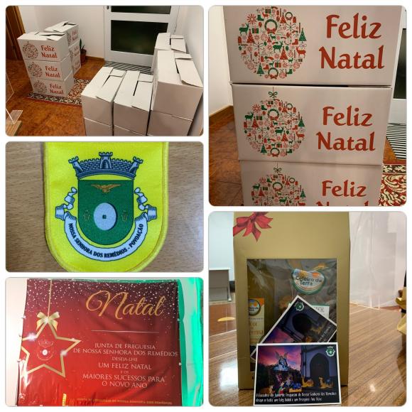 JUNTA DE FREGUESIA DE NSR DISTRIBUI CABAZES AOS SEUS COLABORADORES JUNTA DE FREGUESIA DE NSR DISTRIBUI CABAZES AOS SEUS COLABORADORES