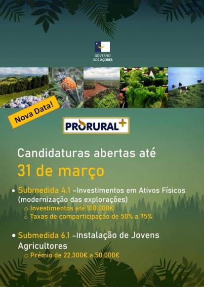 Candidaturas Abertas – Prorural 2020