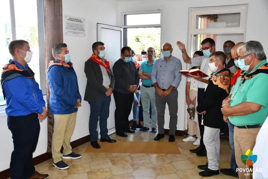 Inauguração do Salão dos Romeiros de Nossa Senhora dos Remédios.